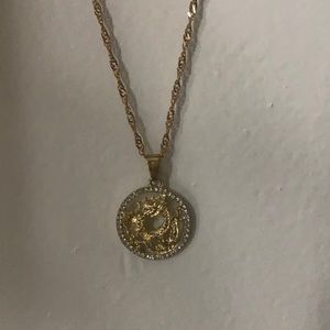 Chinese dragon pendant necklace.